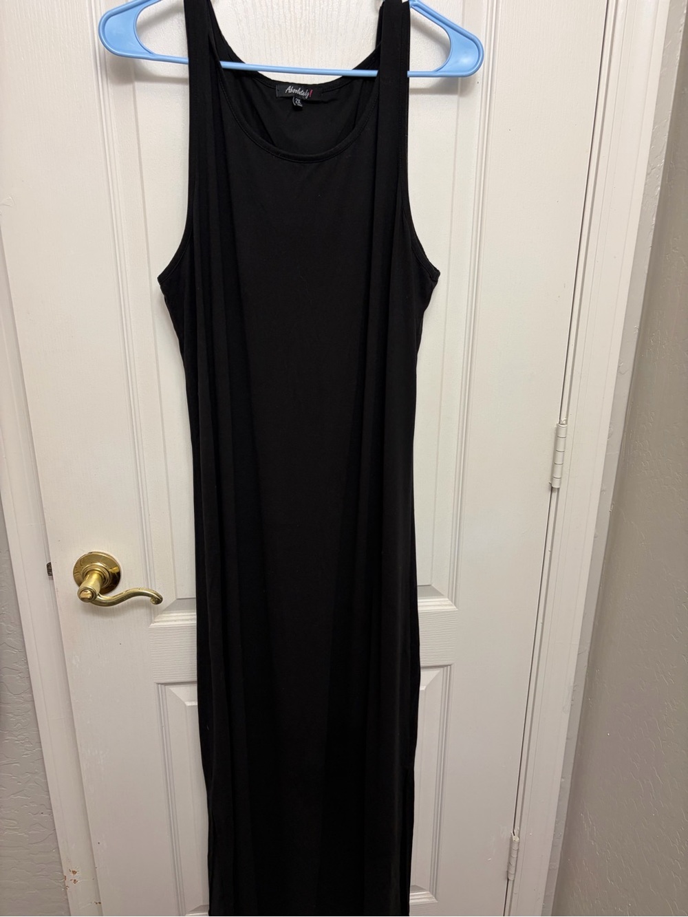 Absolutely Black Tank Maxi Dress